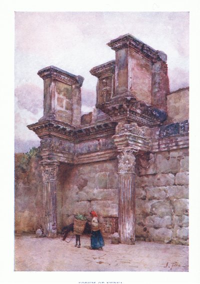ネルバのフォーラム、ローマ出身、A＆C Black Ltd、1925年発行 作： Alberto Pisa
